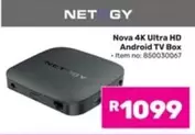Ultra - Nova 4K HD Android TV Box Item no: 850030067