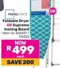 Supreme - Foldable Dryer OR Ironing Board
