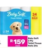 Baby Soft - Toilet Tissue Rolls