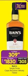 Bain's - Single Grain Cape Mountain Whisky