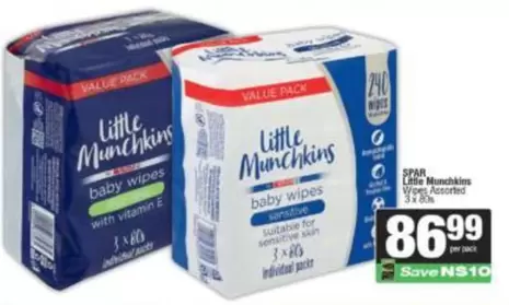 Spar - Baby Wipes