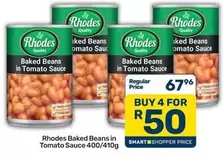 Rhodes - Baked Beans in Tomato Sauce