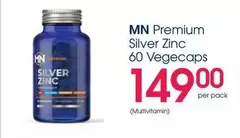 Silver Zinc 60 Vegecaps