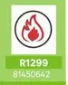 Interior Door Fire Resistant Miami Horizontal Groove White -w813 X H2032mm