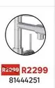 Delinia - Alain Kitchen Sink Mixer Tap Spring Neck Chrome H46Cm Spout Reach 31Cm