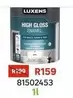 Luxens - High Gloss Enamel White 1L