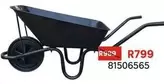 Wheelbarrow Steel Tray Black WB3800