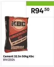 Kbc - Cement 32.5n 50kg