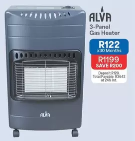 Alva - 3-Panel Gas Heater