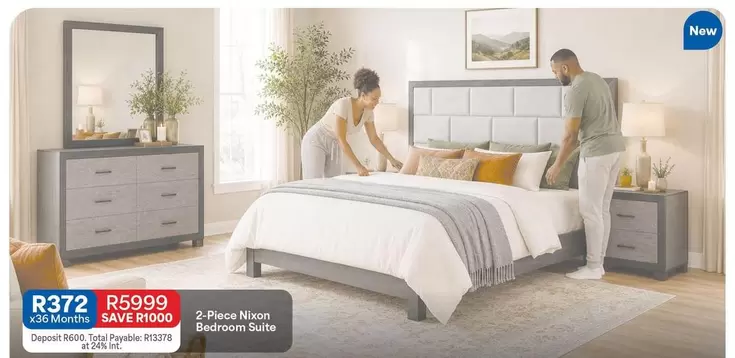 Total - 2-Piece Nixon Bedroom Suite