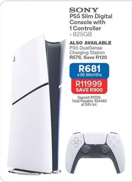 Sony - PS5 Slim Digital Console with 1 Controller