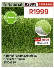 Naterial - Panama Artificial Grass 2x5 35mm 