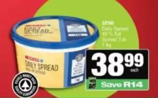 Spar - Daily Spread