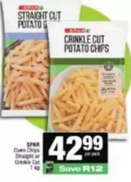Spar - Oven Chips Straight or Crinkle Cut