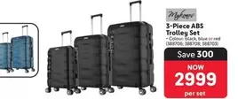 3-Piece ABS Trolley Set