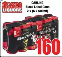 Carling - Black Label Cans