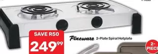 Pineware - 2-Plate Spiral Hotplate