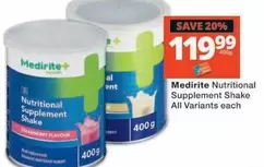 Nutritional Supplement Shake