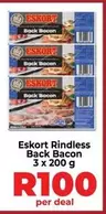 Eskort - Rindless Back Bacon