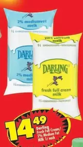 Darling - Fresh Full Cream Milk / 2% Medium Fat Milk
