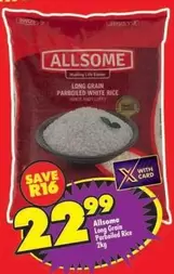 ALLSOME - Long Grain Parboiled White Rice