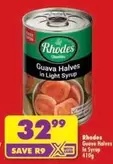 Rhodes - Guava Halves in Light Syrup