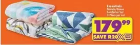 Essentials - Double/Queen Comforter Set