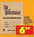 COLLEGE EXERCISE BOOK
