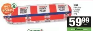 Spar - French or Chicken Polony