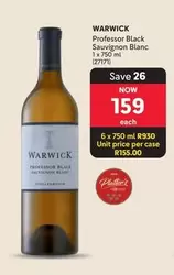 Warwick - Professor Black Sauvignon Blanc 1 x 750 ml (27171)
