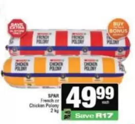 Spar - French or Chicken Polony