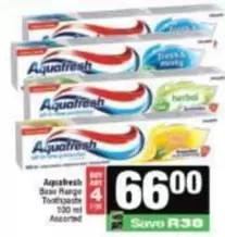 Aquafresh - Basic Range Toothpaste