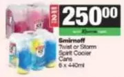 Smirnoff - Twist or Storm Spirit Cooler Cans