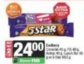 Cadbury - 5 Star
