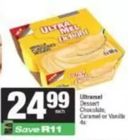 Ultra - Dessert Chocolate, Caramel or Vanilla 4s