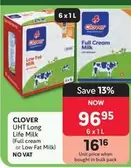 Clover - UHT Long Life Milk