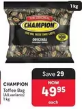 champion - Toffee Bag