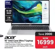 Acer - 16" Intel Core Ultra 7 Laptop