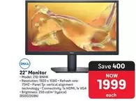 Dell - 22" Monitor Model: 210-BNHK
