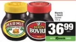 Marmite or Bovril Spread