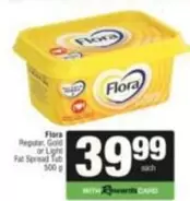 Flora - Regular, Gold or Light Fat Spread Tab