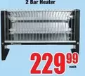 2 Bar Heater