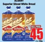 Albany - Superior Sliced White Bread