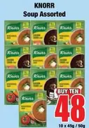 Knorr - Soup Assorted
