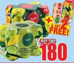 Vodka Melon Pineapple & Lime Flavoured