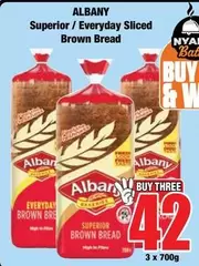 Albany - Superior / Everyday Sliced Brown Bread