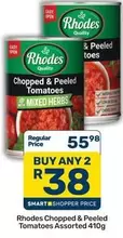 Rhodes - Chopped & Peeled Tomatoes Mixed Herbs