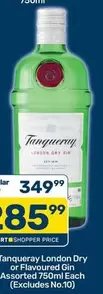 Tanqueray - London Dry or Flavoured Gin