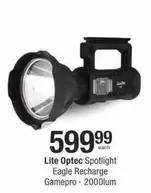 Lite Optec Spotlight Eagle Recharge 2000lum
