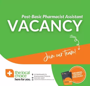 The Local Choice Pharmacy catalogue in Pretoria | The Local Choice Pharmacy weekly specials | 2025-11-27T00:00:00.000Z - 2025-12-11T00:00:00.000Z